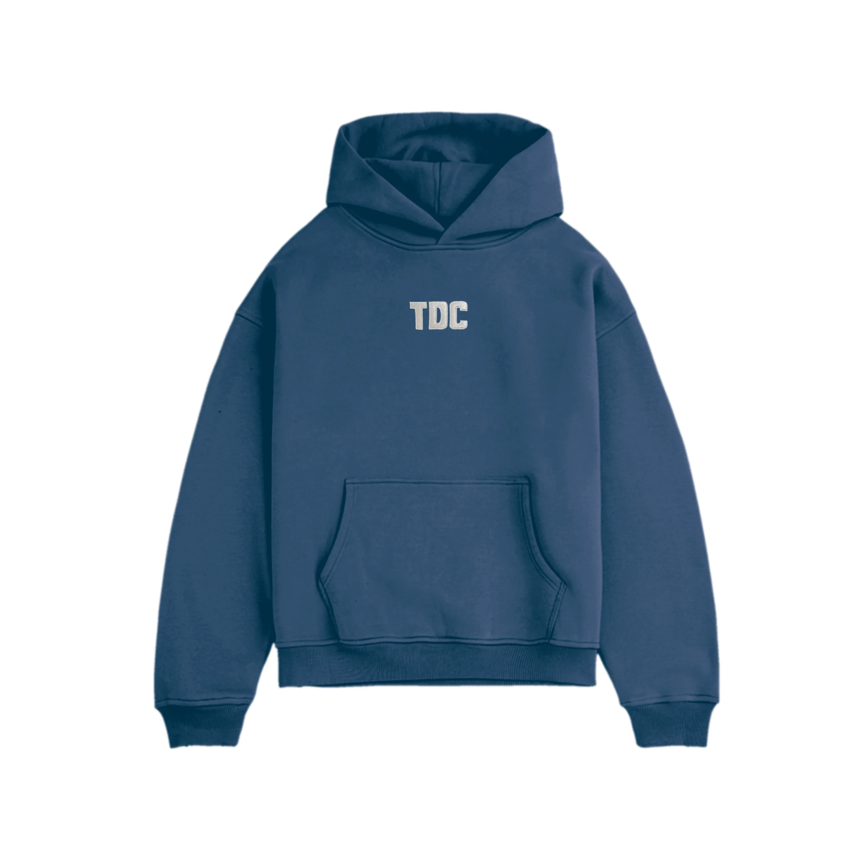 Heavyweight Hoodie | TDC Airforce Blue/Light Grey - Image 2