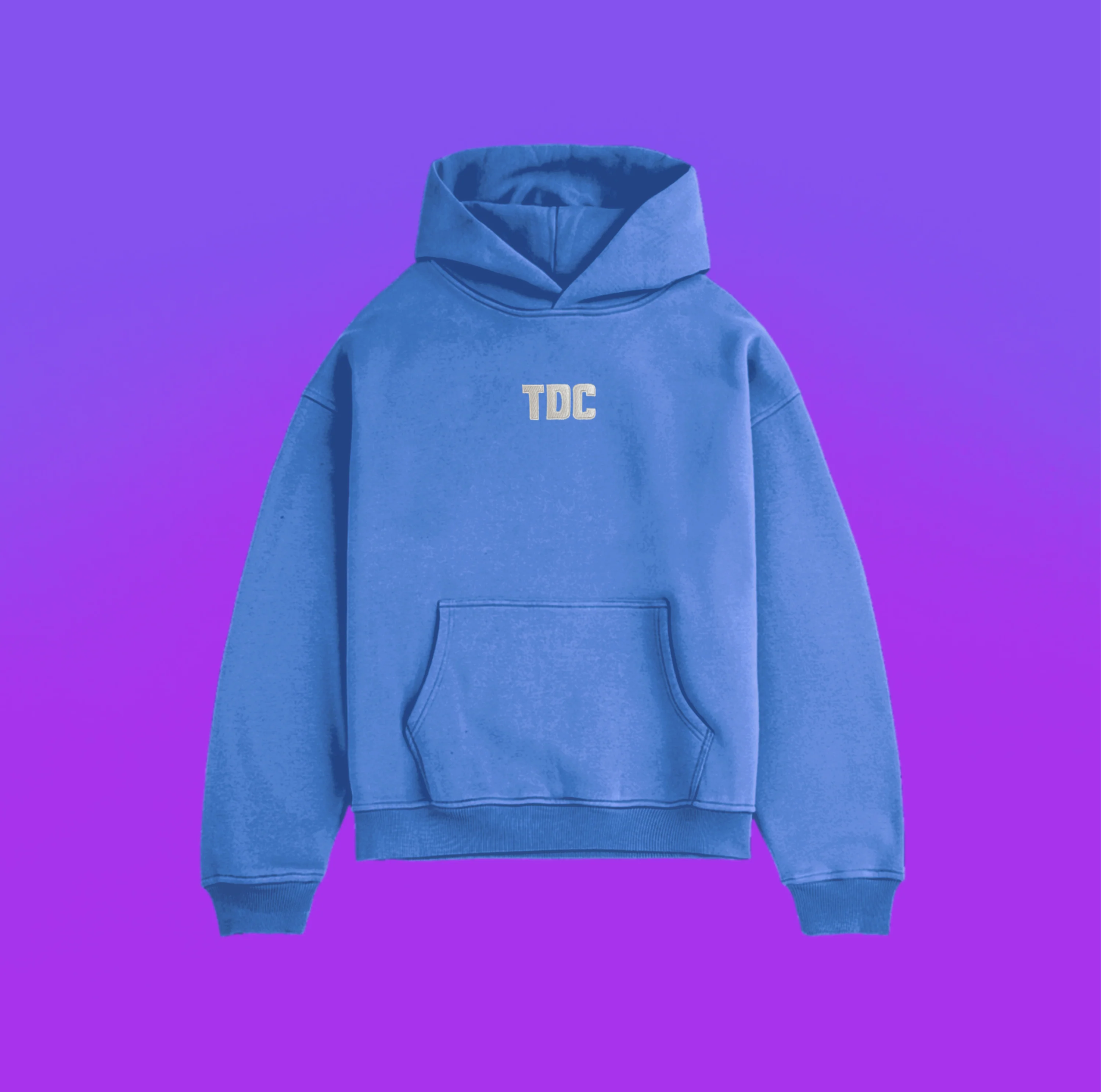 Heavyweight Hoodie | TDC Atlantic/Light Grey