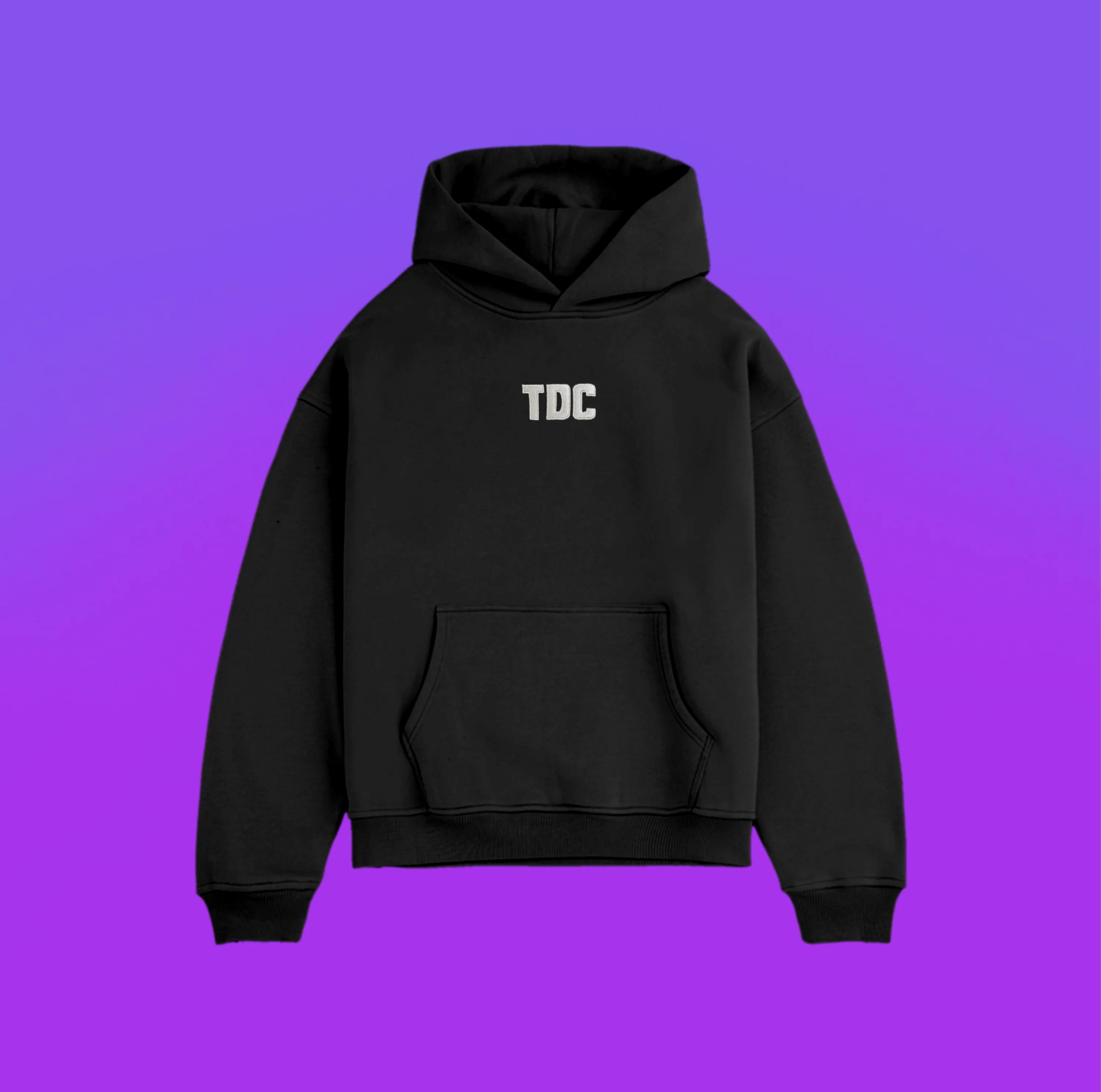 Heavyweight Hoodie | TDC Black/Grey