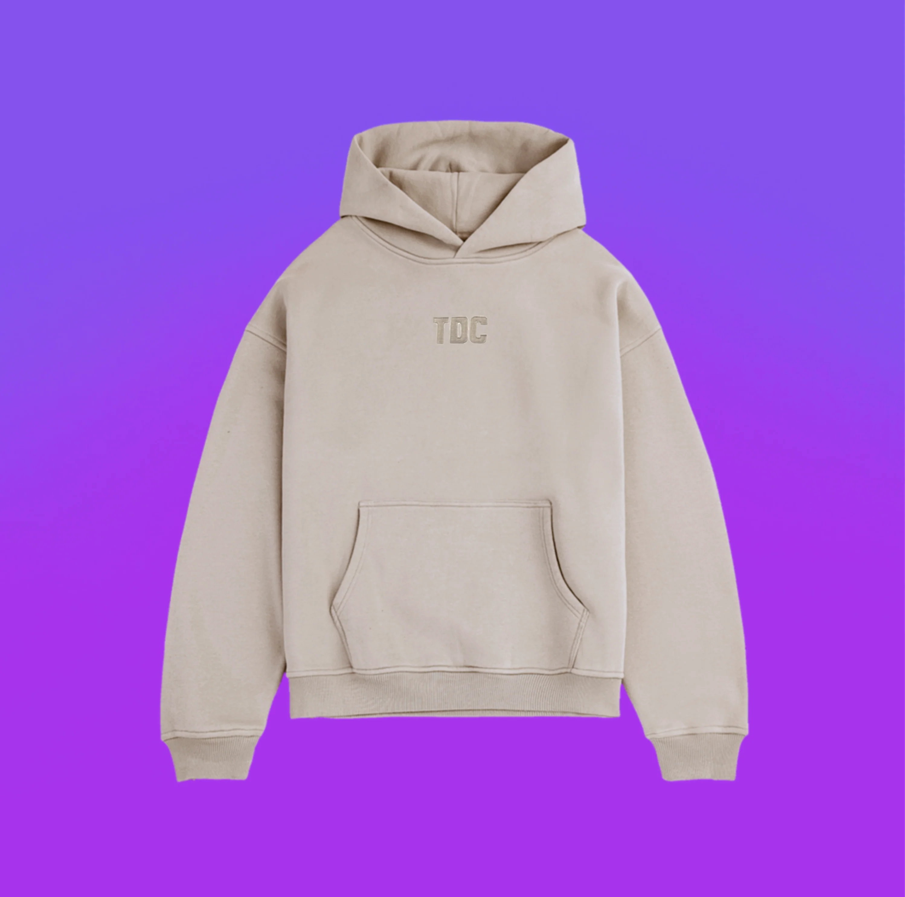 Heavyweight Hoodie | TDC Natural Stone/Tan
